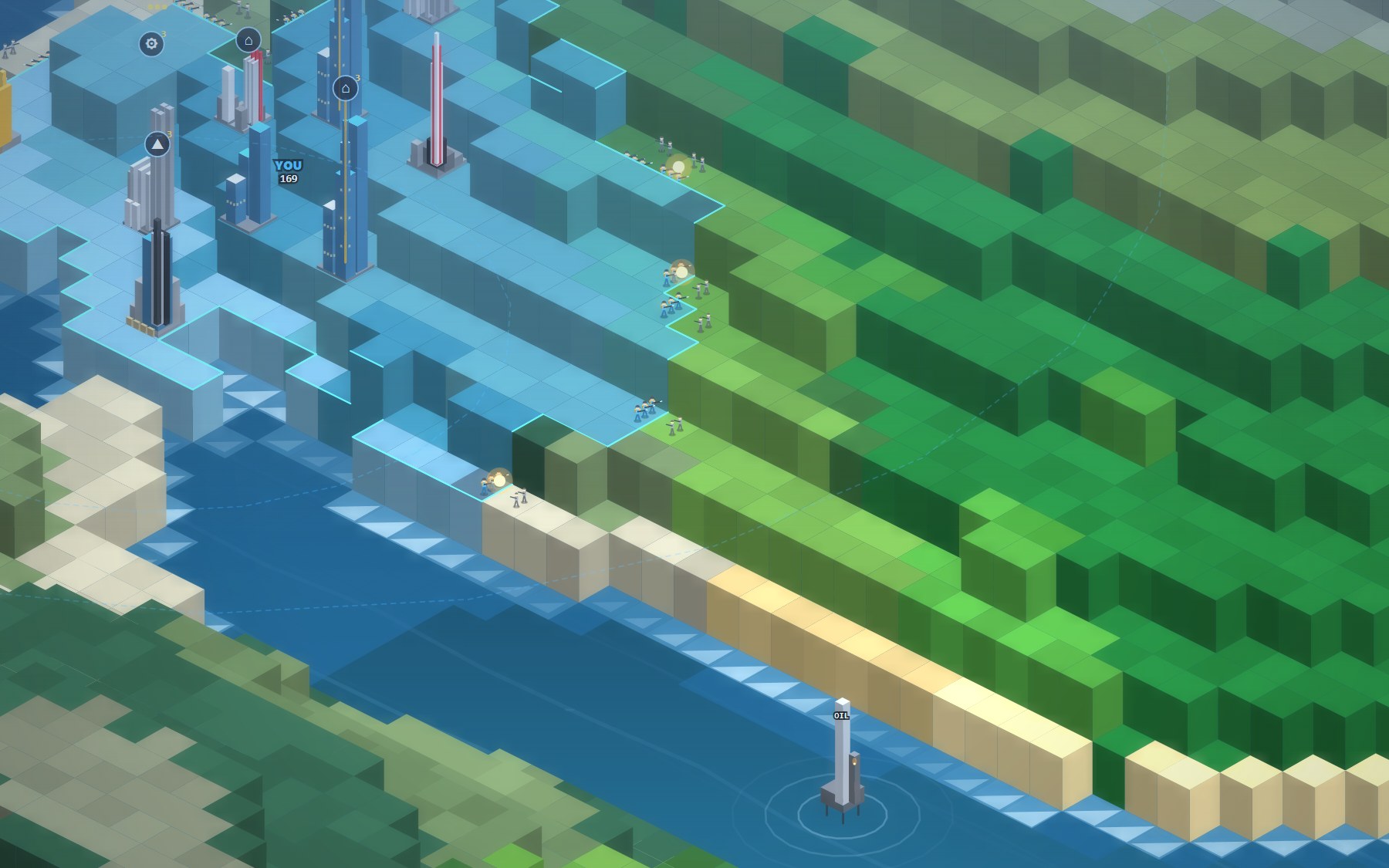 A contested border seen close up